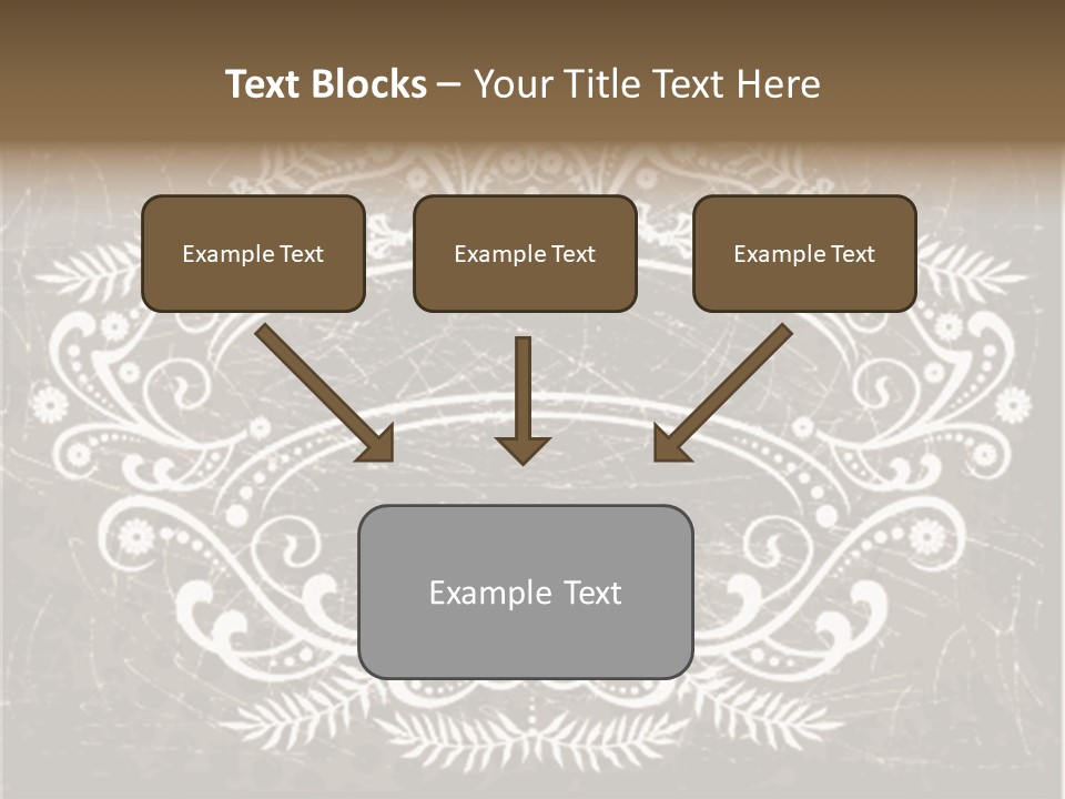 Gray Background Illustration PowerPoint Template
