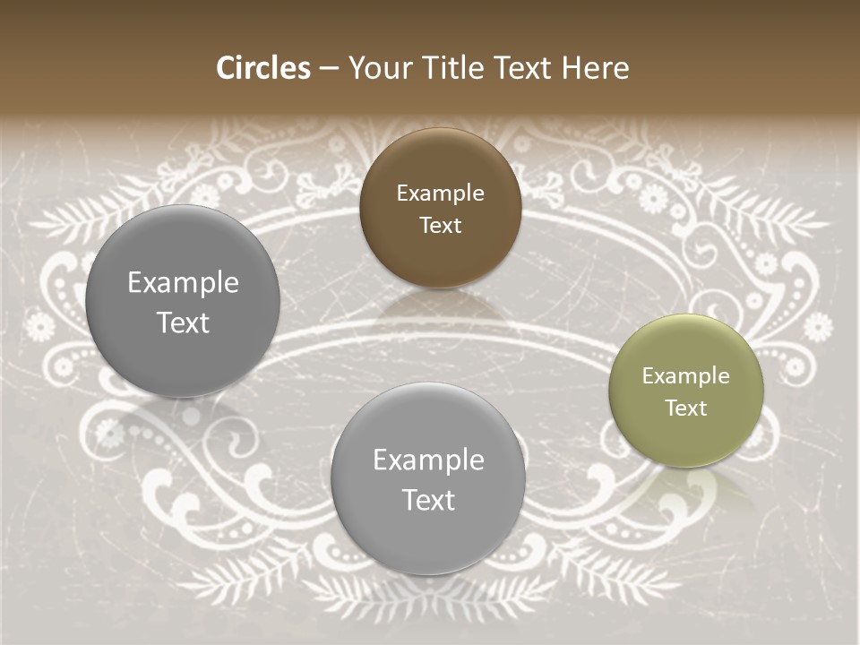 Gray Background Illustration PowerPoint Template