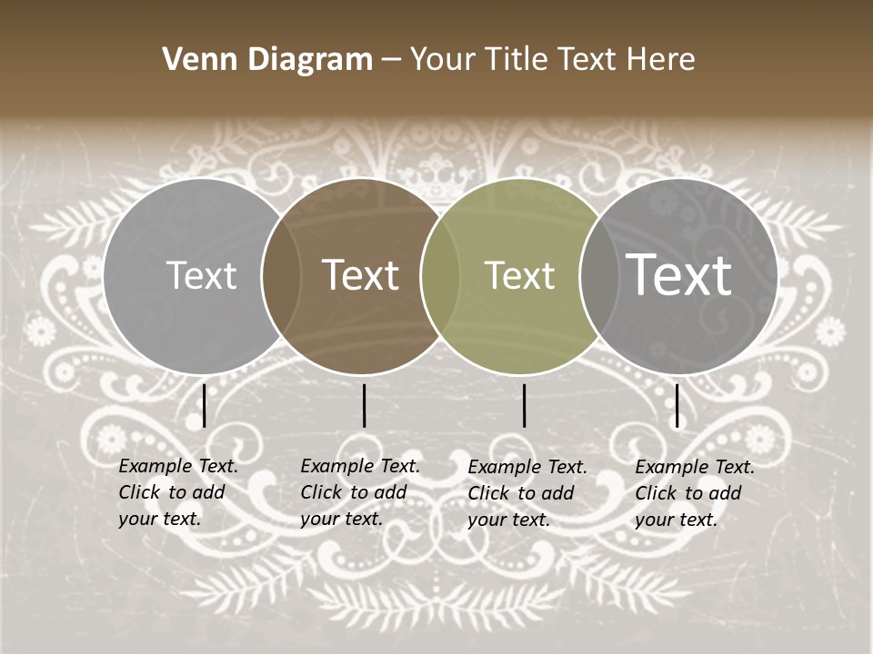 Gray Background Illustration PowerPoint Template