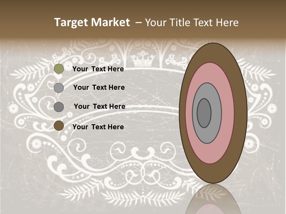 Gray Background Illustration PowerPoint Template