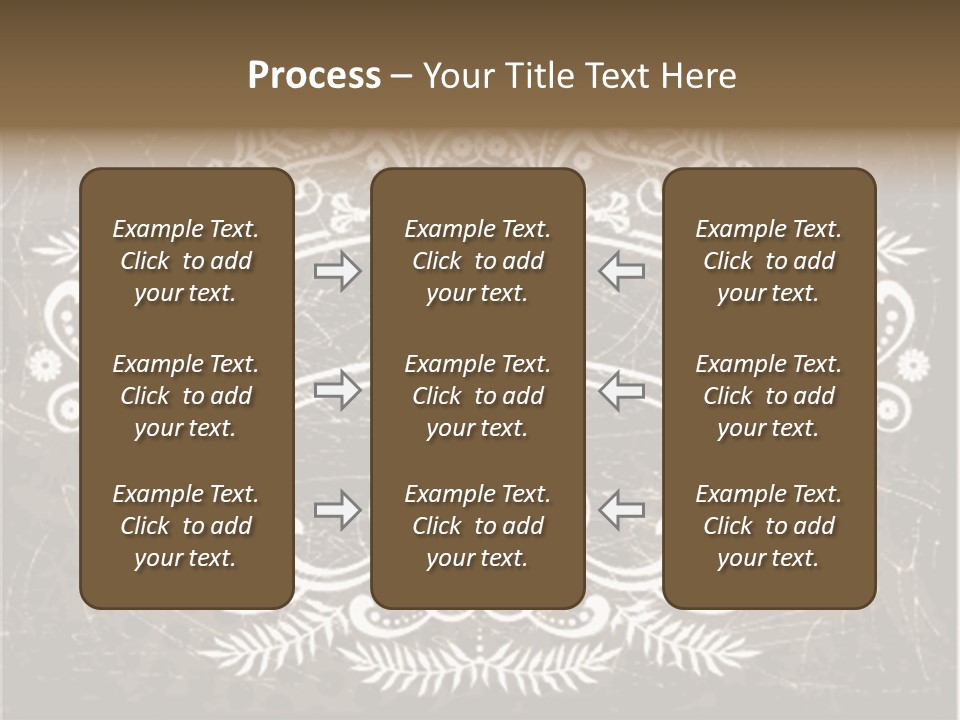 Gray Background Illustration PowerPoint Template