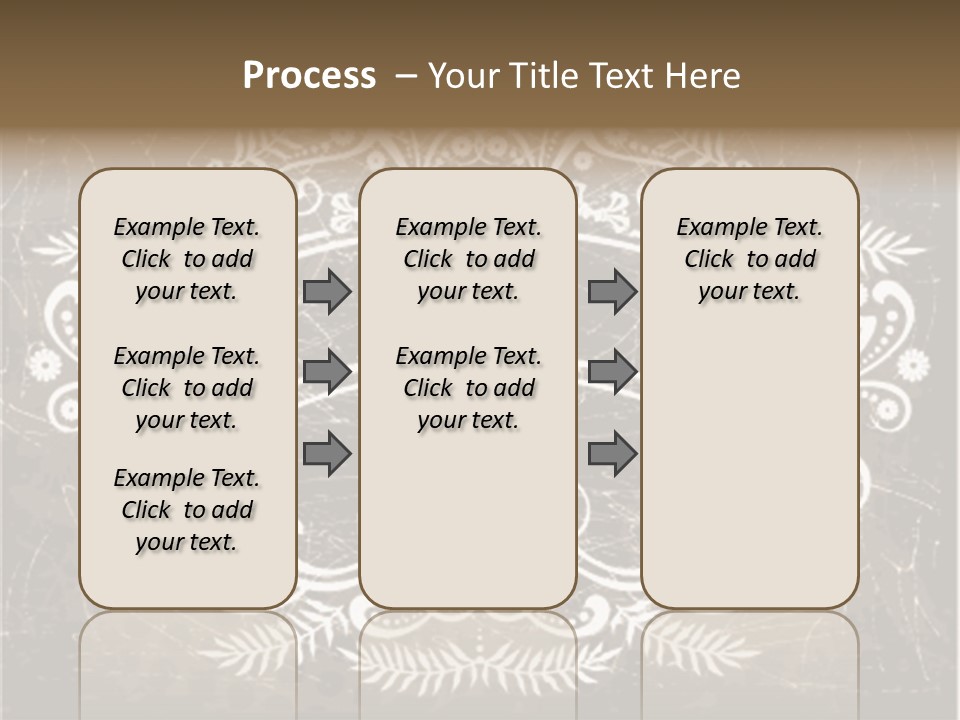 Gray Background Illustration PowerPoint Template