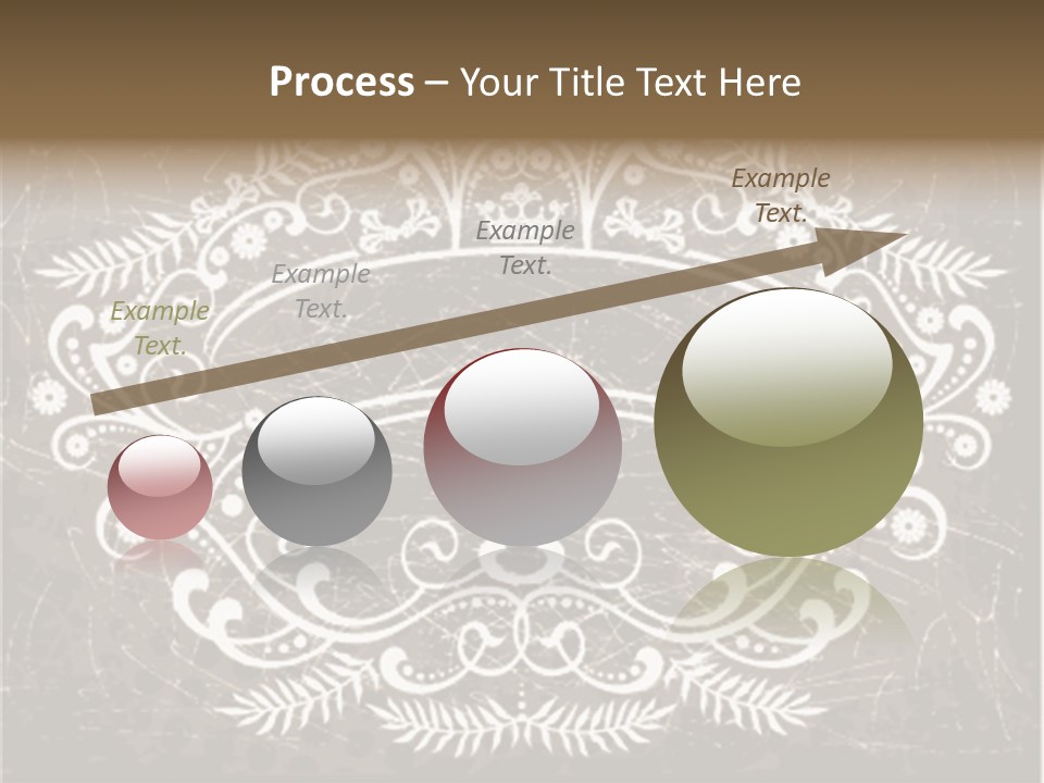 Gray Background Illustration PowerPoint Template