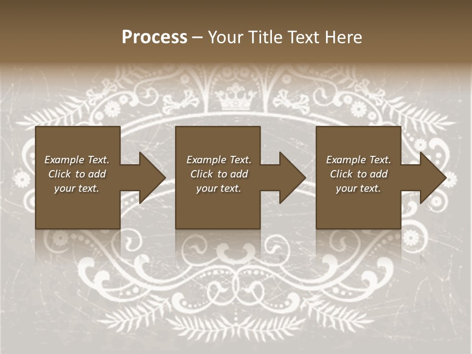 Gray Background Illustration PowerPoint Template