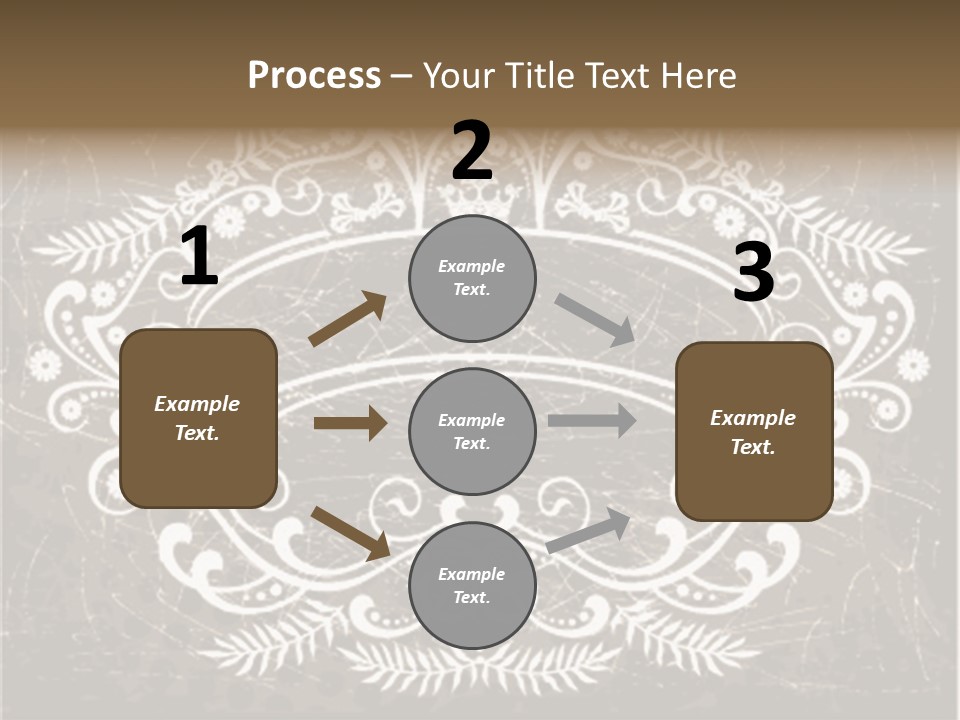 Gray Background Illustration PowerPoint Template