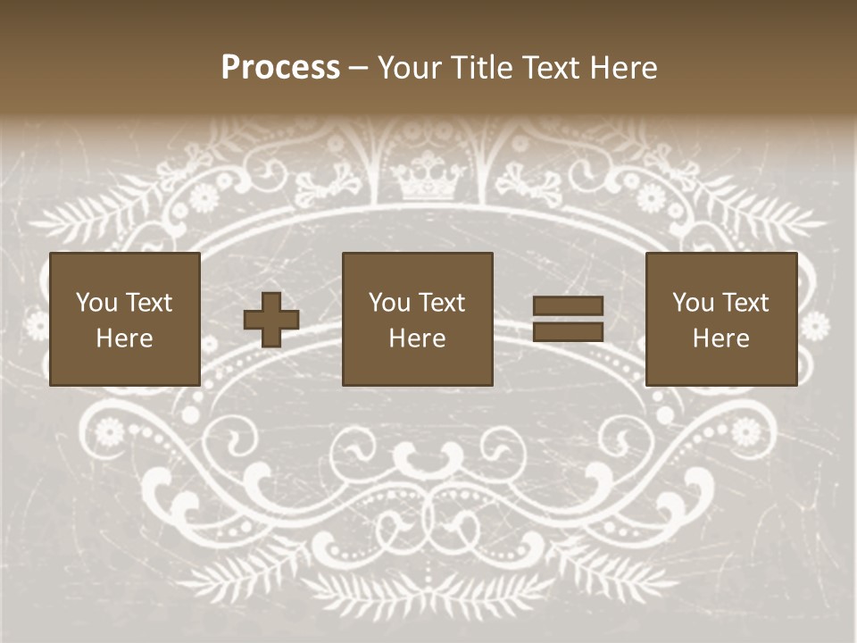 Gray Background Illustration PowerPoint Template