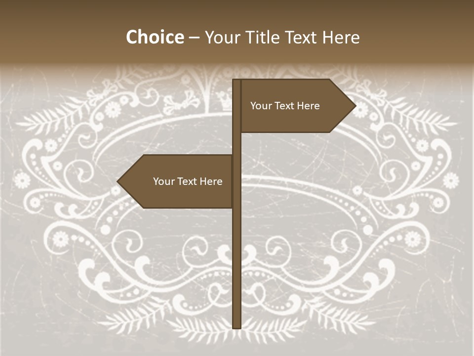 Gray Background Illustration PowerPoint Template