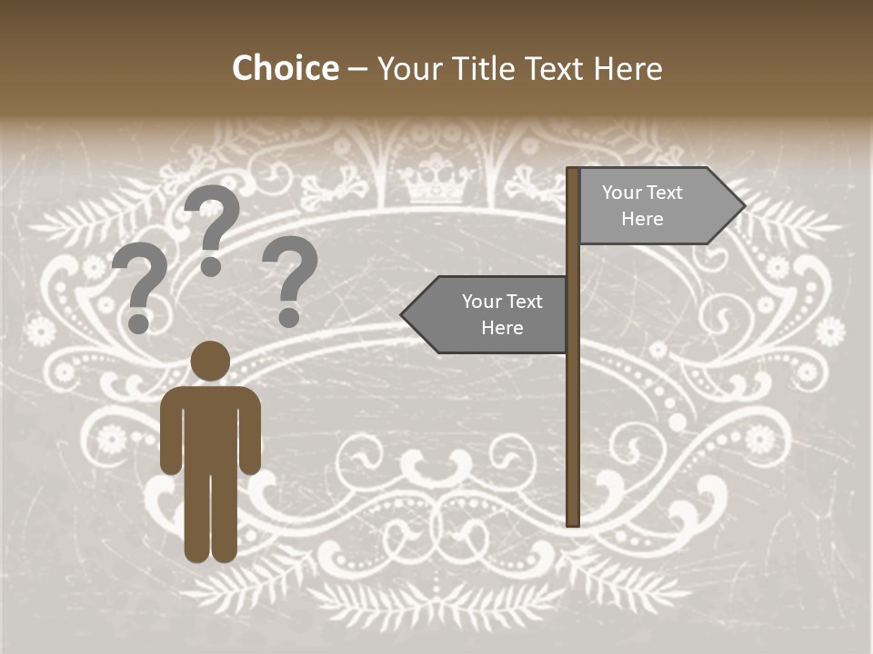 Gray Background Illustration PowerPoint Template