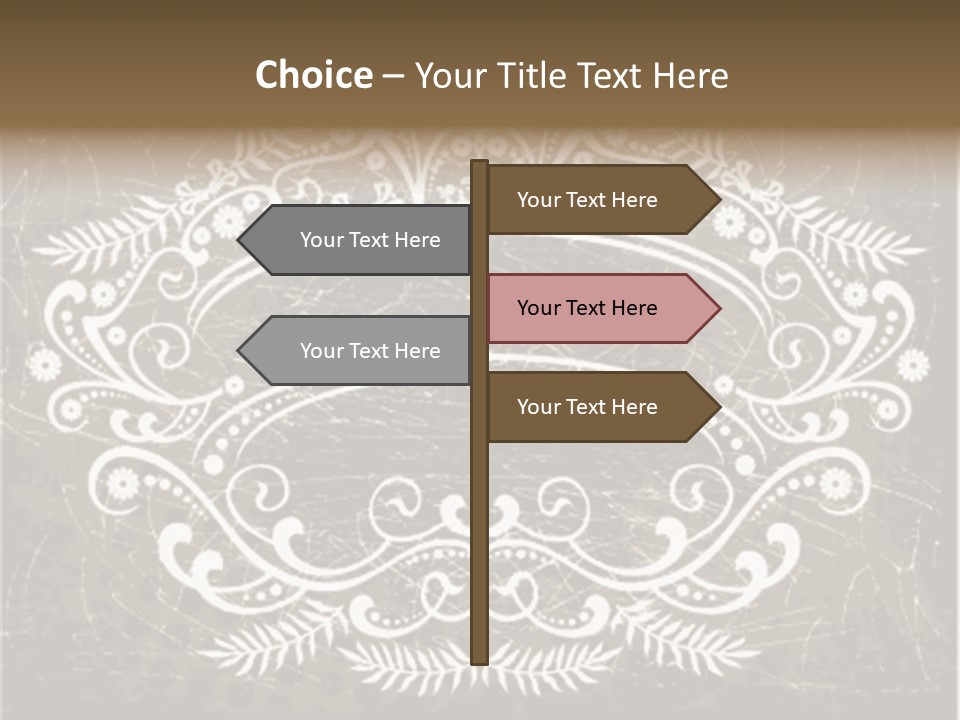 Gray Background Illustration PowerPoint Template