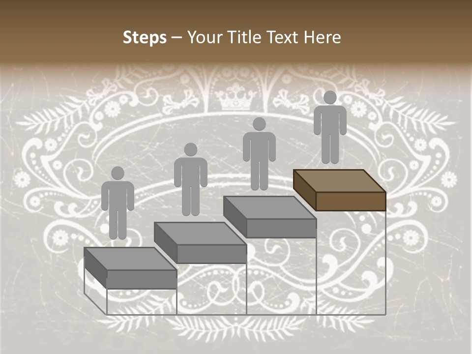 Gray Background Illustration PowerPoint Template