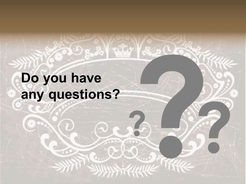 Gray Background Illustration PowerPoint Template