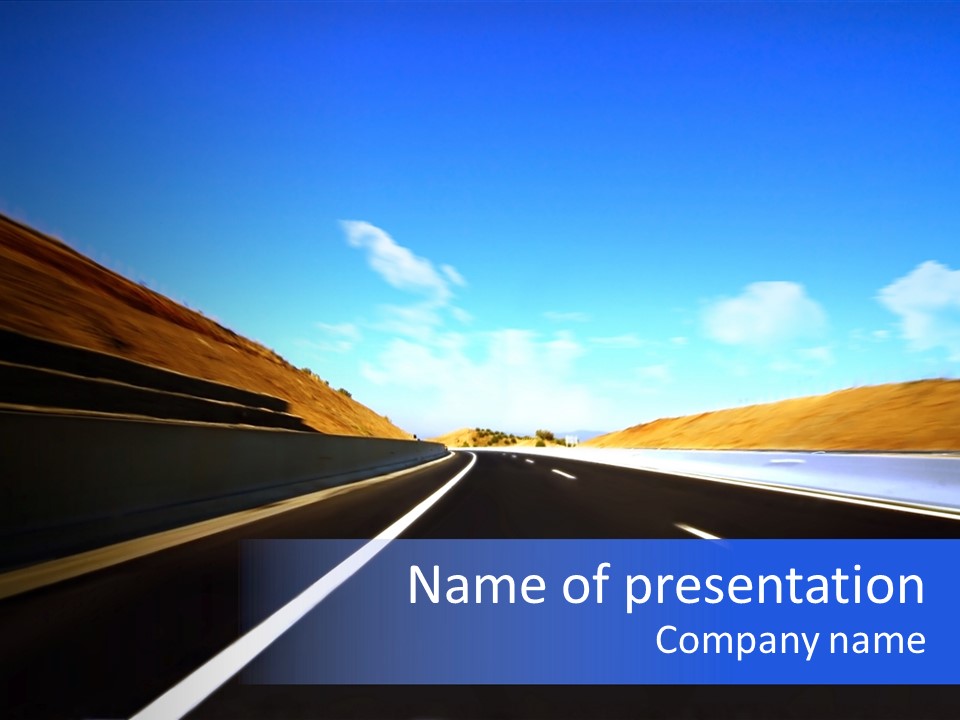 Auto Abstract Cloud PowerPoint Template