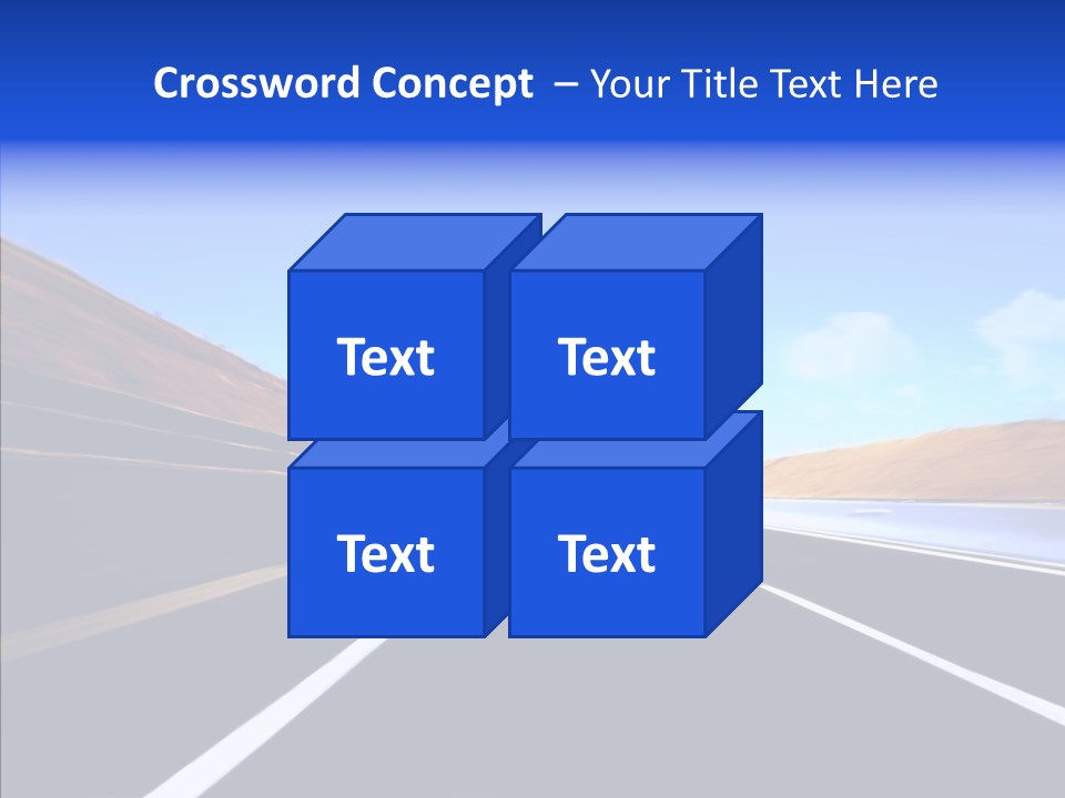 Auto Abstract Cloud PowerPoint Template