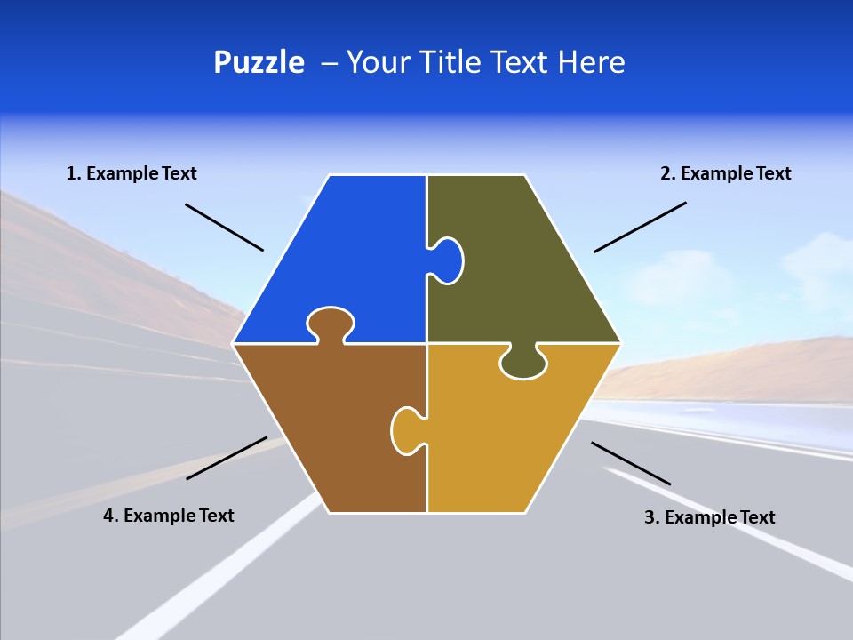 Auto Abstract Cloud PowerPoint Template