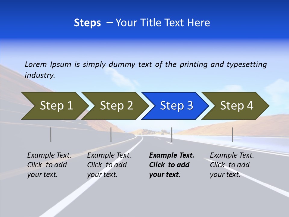 Auto Abstract Cloud PowerPoint Template