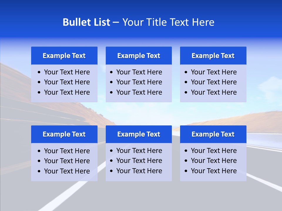 Auto Abstract Cloud PowerPoint Template