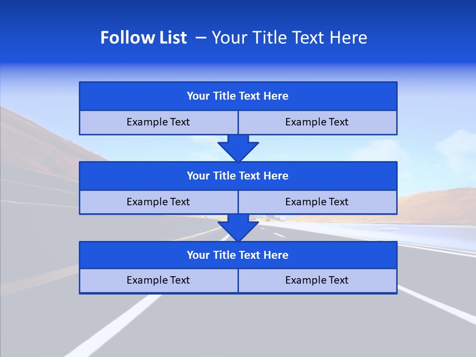 Auto Abstract Cloud PowerPoint Template