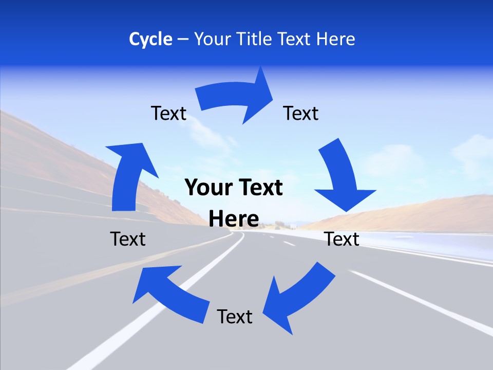 Auto Abstract Cloud PowerPoint Template