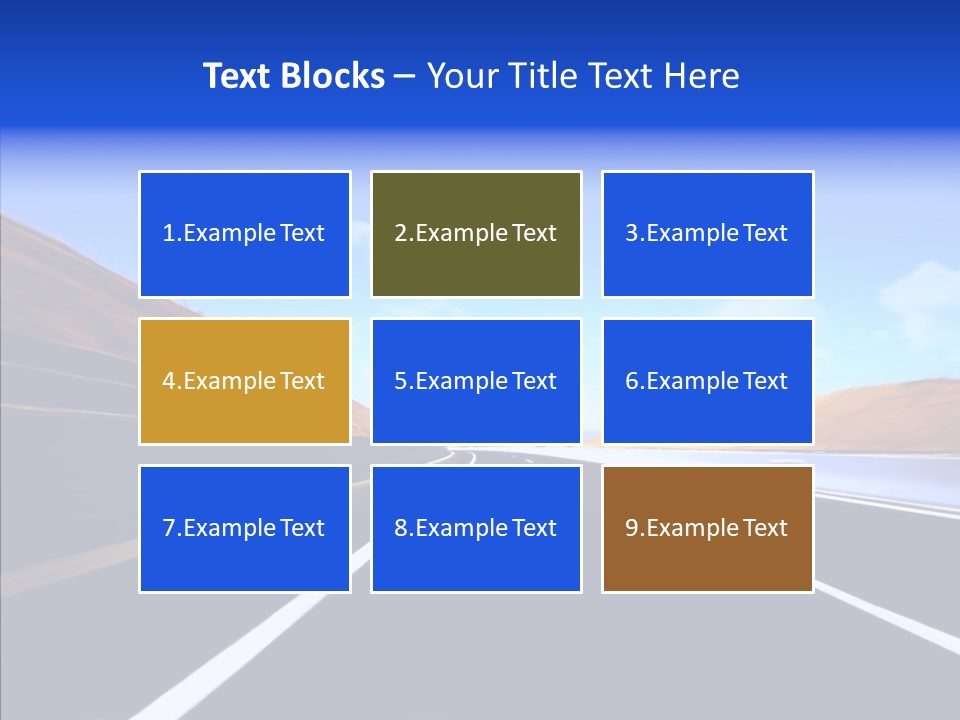 Auto Abstract Cloud PowerPoint Template