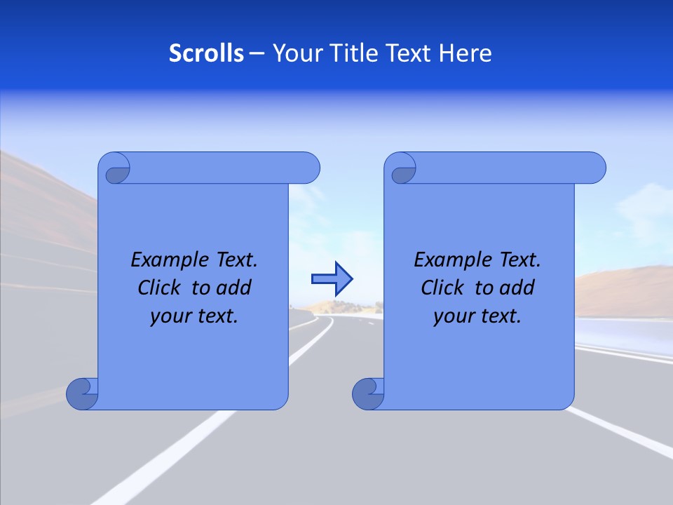 Auto Abstract Cloud PowerPoint Template