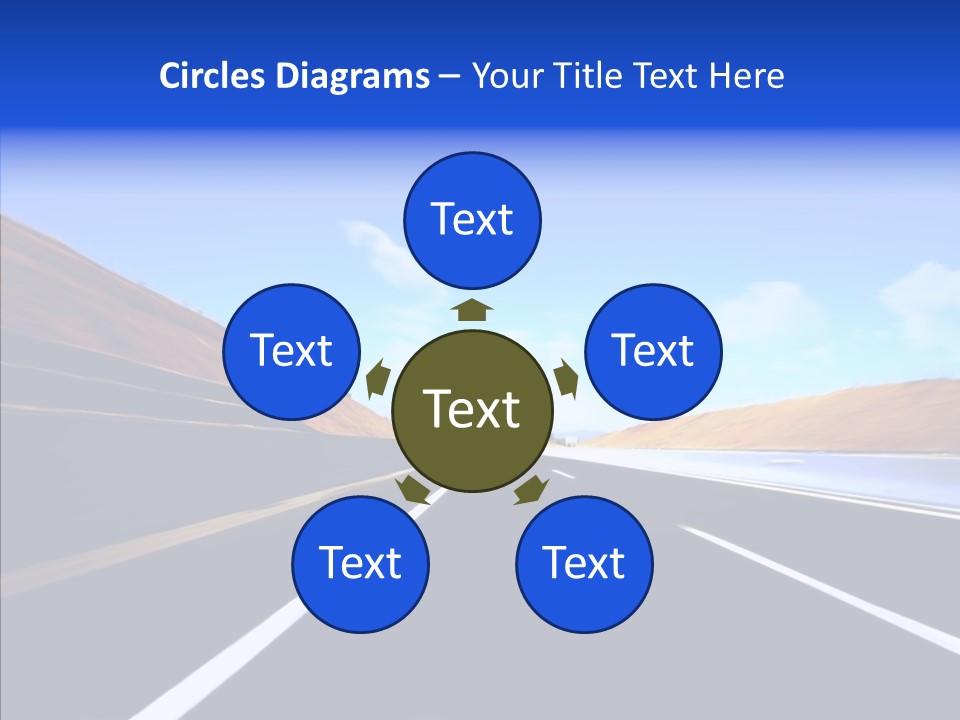 Auto Abstract Cloud PowerPoint Template