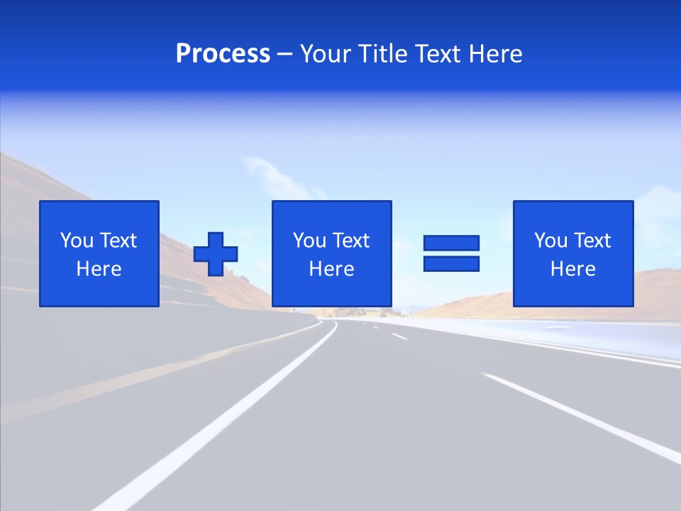 Auto Abstract Cloud PowerPoint Template