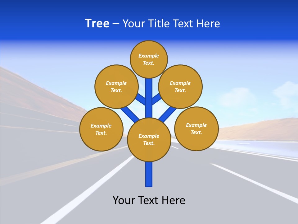 Auto Abstract Cloud PowerPoint Template