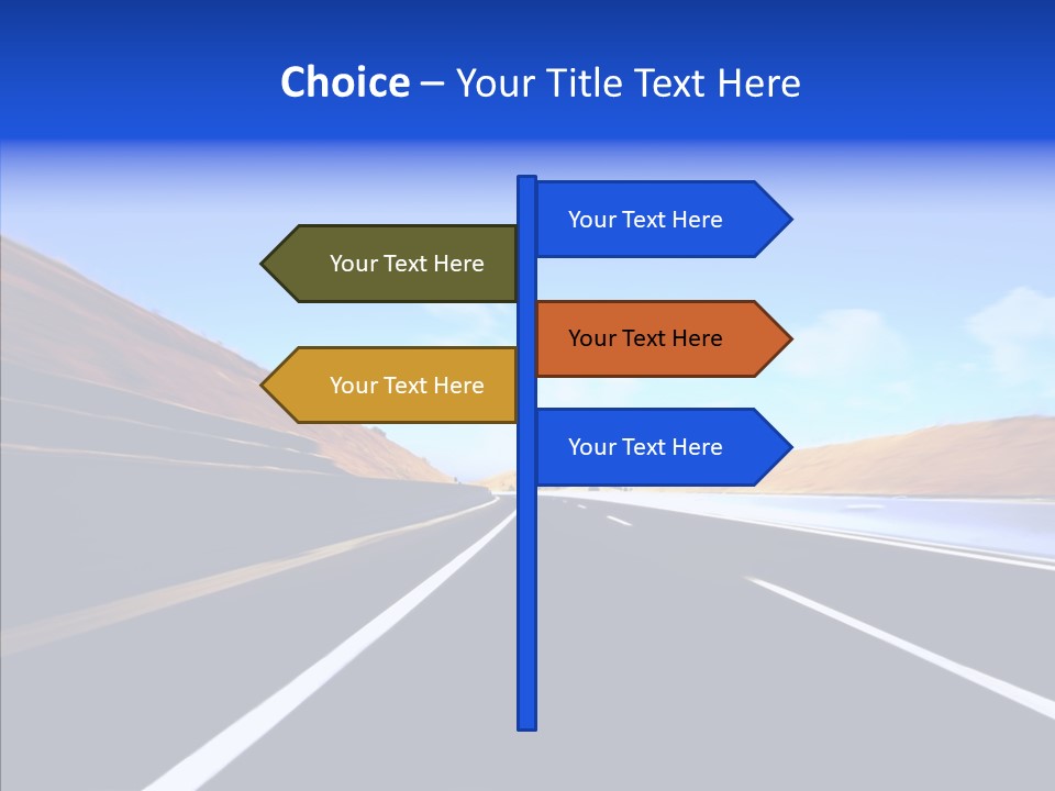 Auto Abstract Cloud PowerPoint Template