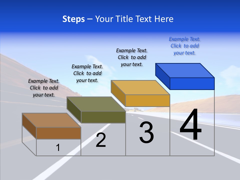 Auto Abstract Cloud PowerPoint Template