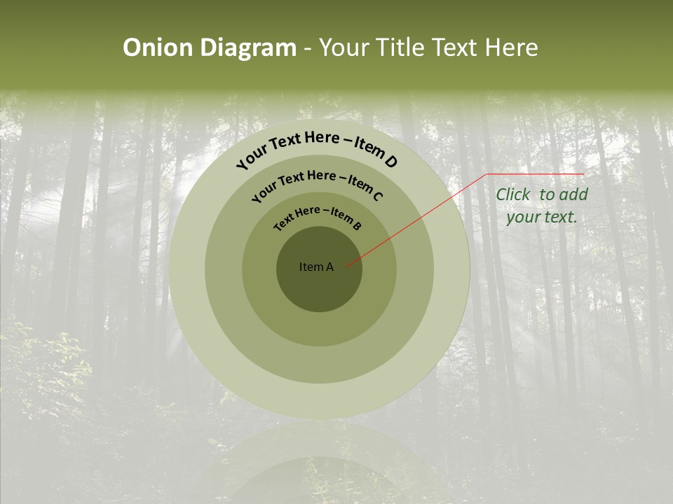 Landscape Shinning Wilderness PowerPoint Template