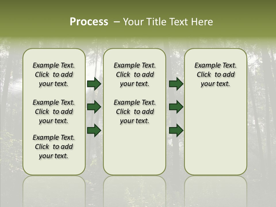 Landscape Shinning Wilderness PowerPoint Template