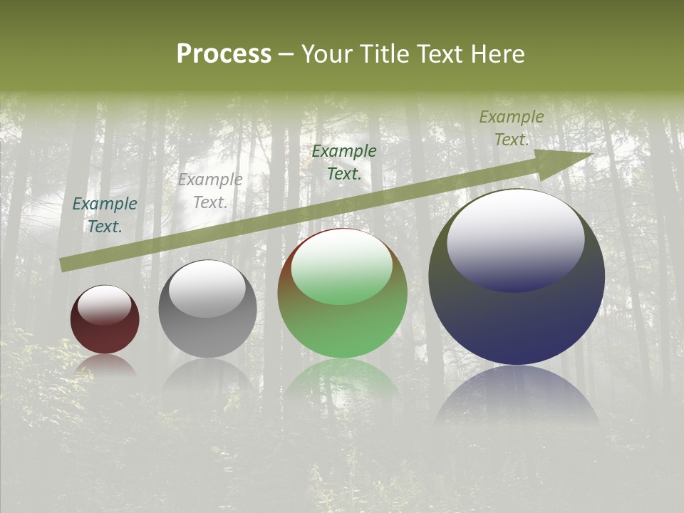 Landscape Shinning Wilderness PowerPoint Template