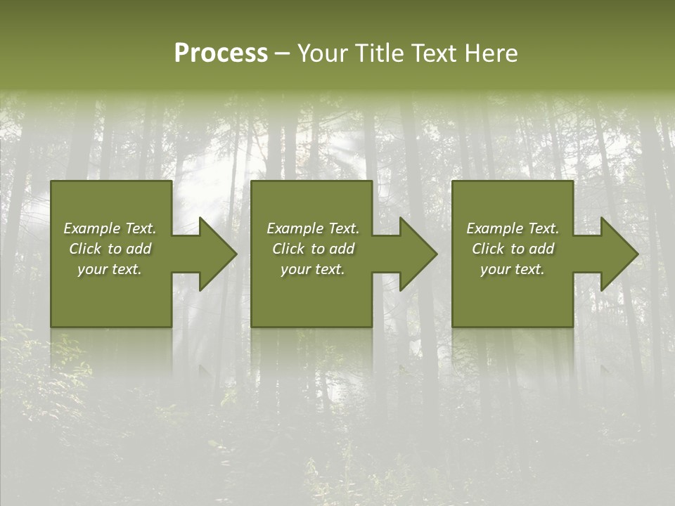 Landscape Shinning Wilderness PowerPoint Template