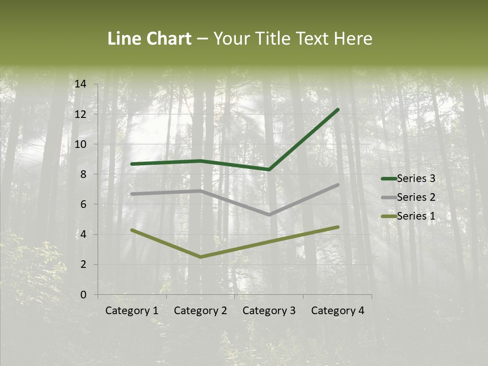 Landscape Shinning Wilderness PowerPoint Template