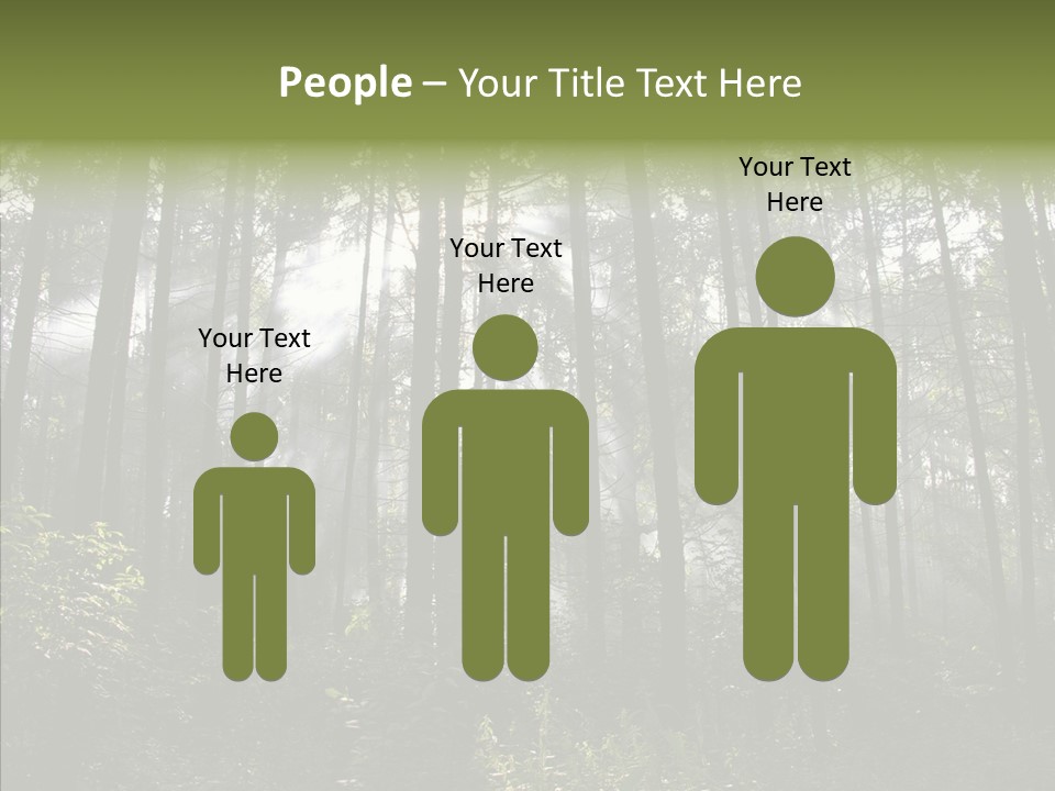 Landscape Shinning Wilderness PowerPoint Template