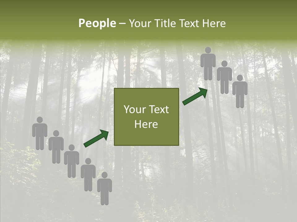 Landscape Shinning Wilderness PowerPoint Template