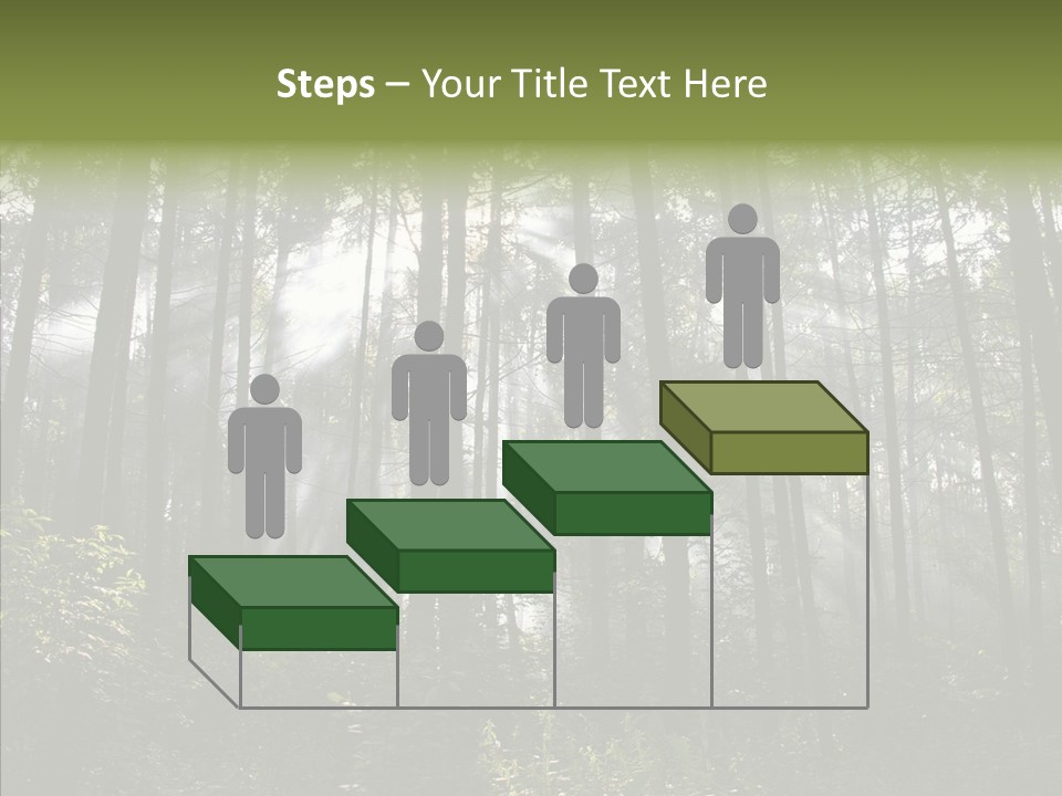 Landscape Shinning Wilderness PowerPoint Template