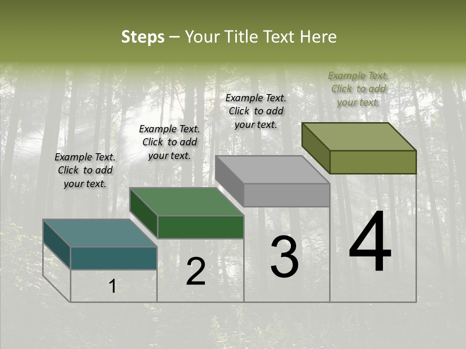 Landscape Shinning Wilderness PowerPoint Template