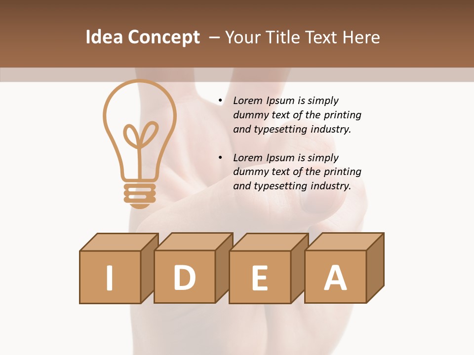 Arm Agreement Success PowerPoint Template
