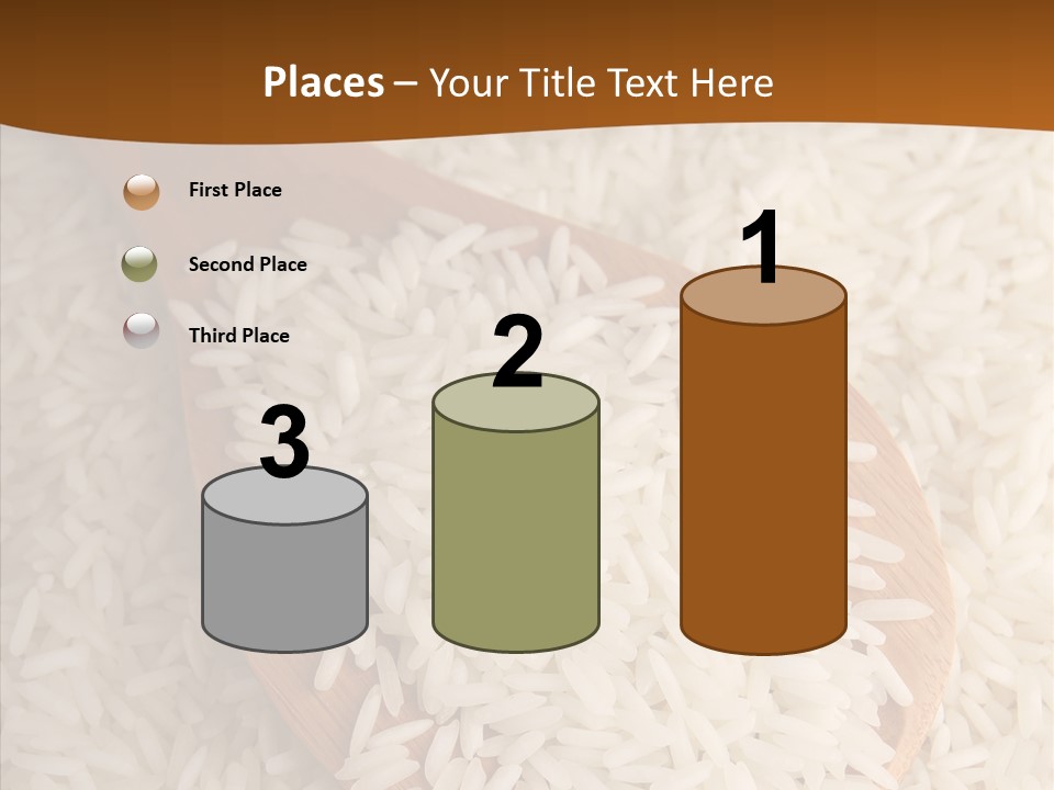 Long Spoon Healthy PowerPoint Template