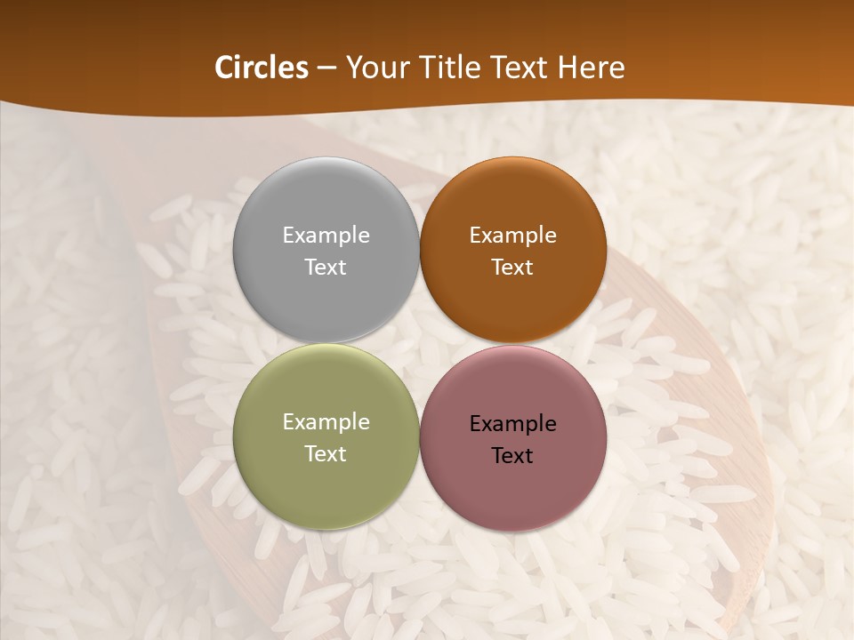 Long Spoon Healthy PowerPoint Template