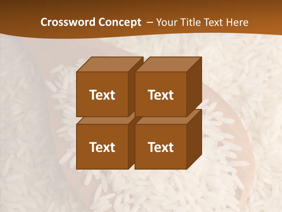 Long Spoon Healthy PowerPoint Template