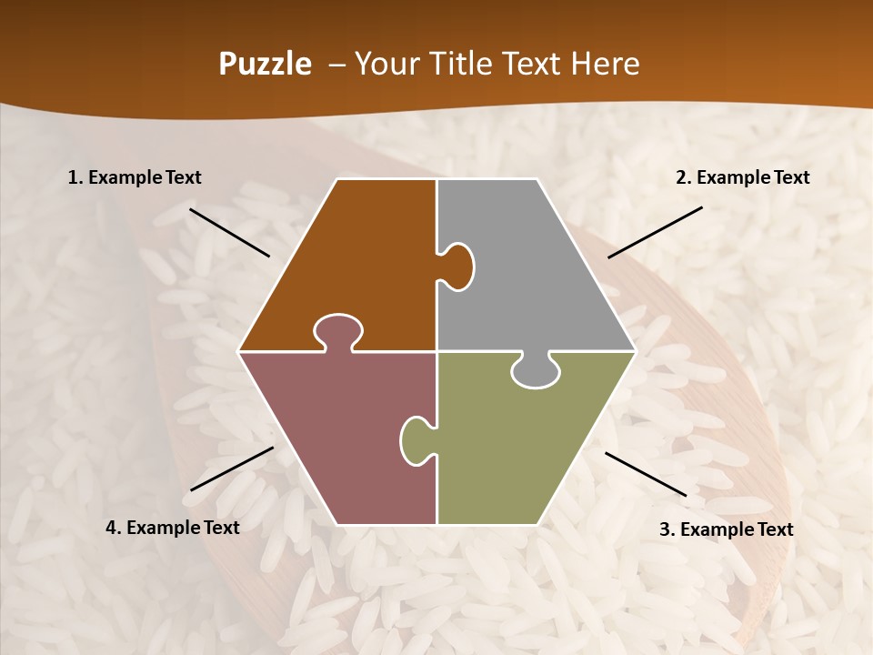 Long Spoon Healthy PowerPoint Template