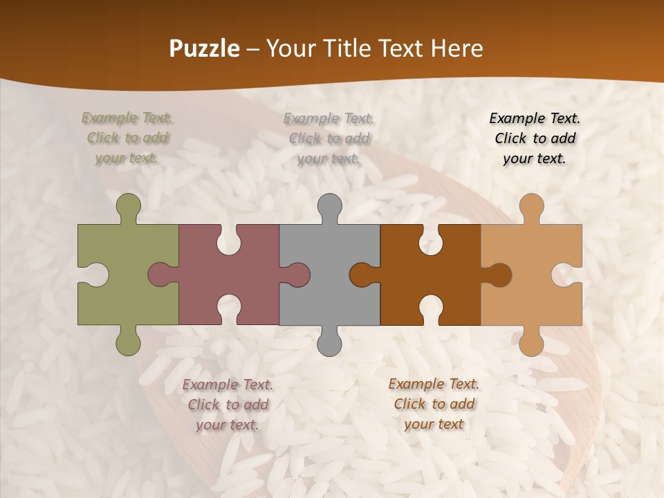 Long Spoon Healthy PowerPoint Template