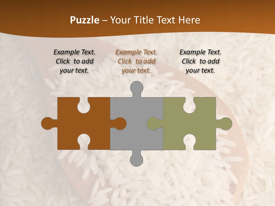 Long Spoon Healthy PowerPoint Template