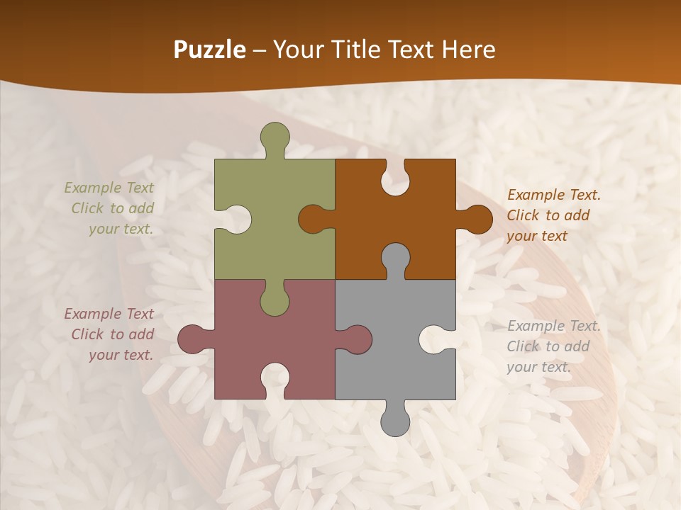 Long Spoon Healthy PowerPoint Template