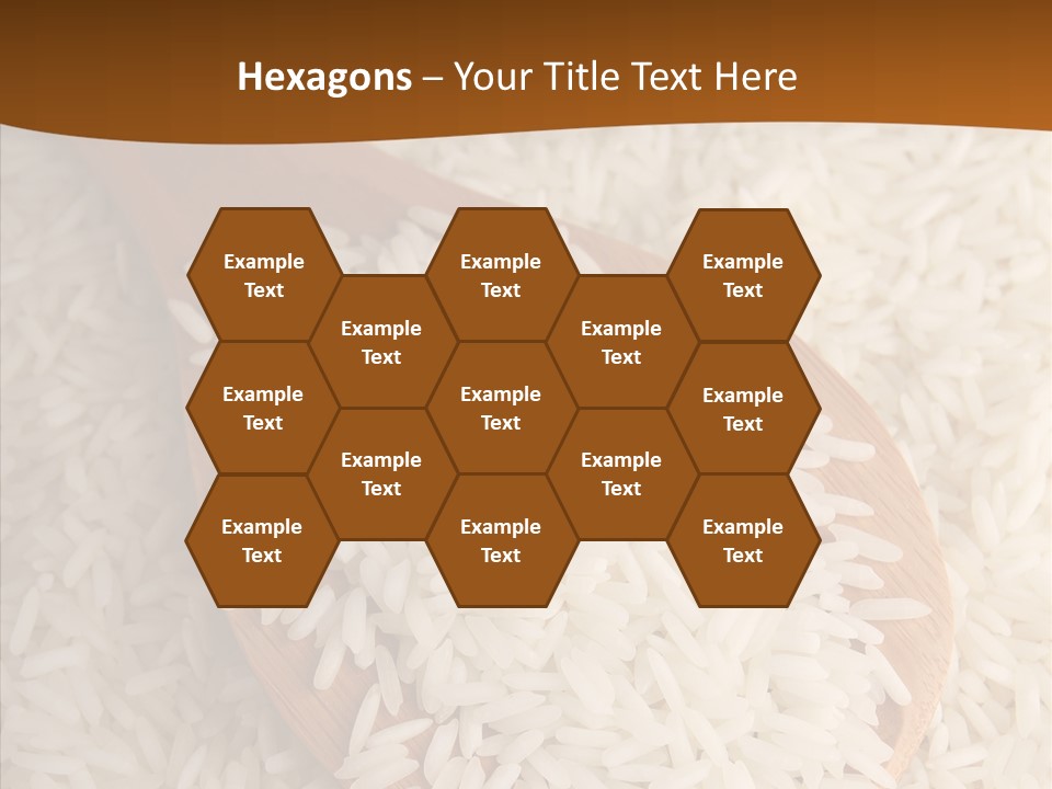 Long Spoon Healthy PowerPoint Template