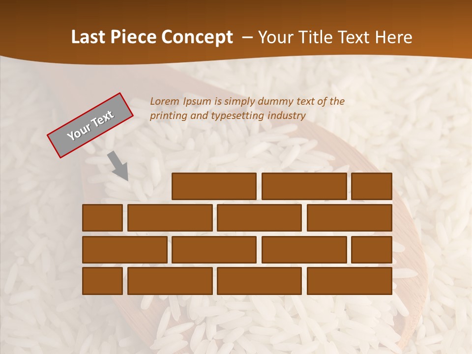 Long Spoon Healthy PowerPoint Template