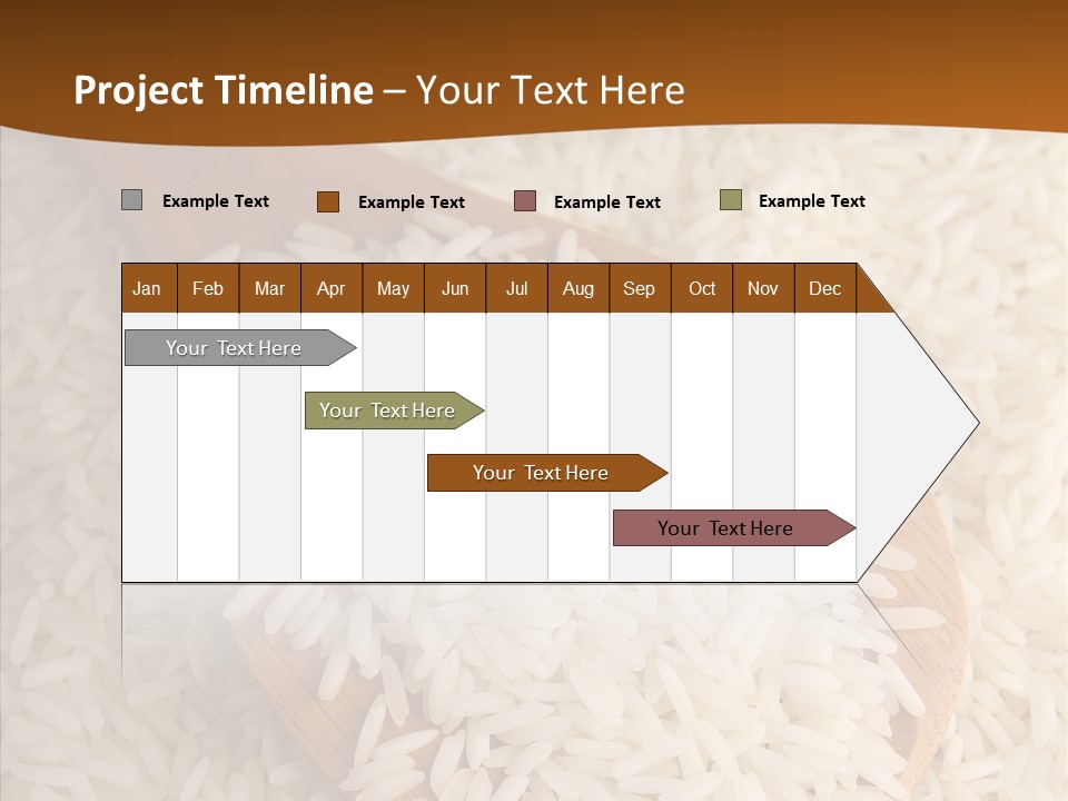 Long Spoon Healthy PowerPoint Template