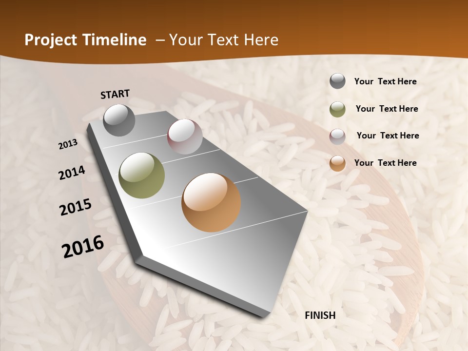 Long Spoon Healthy PowerPoint Template
